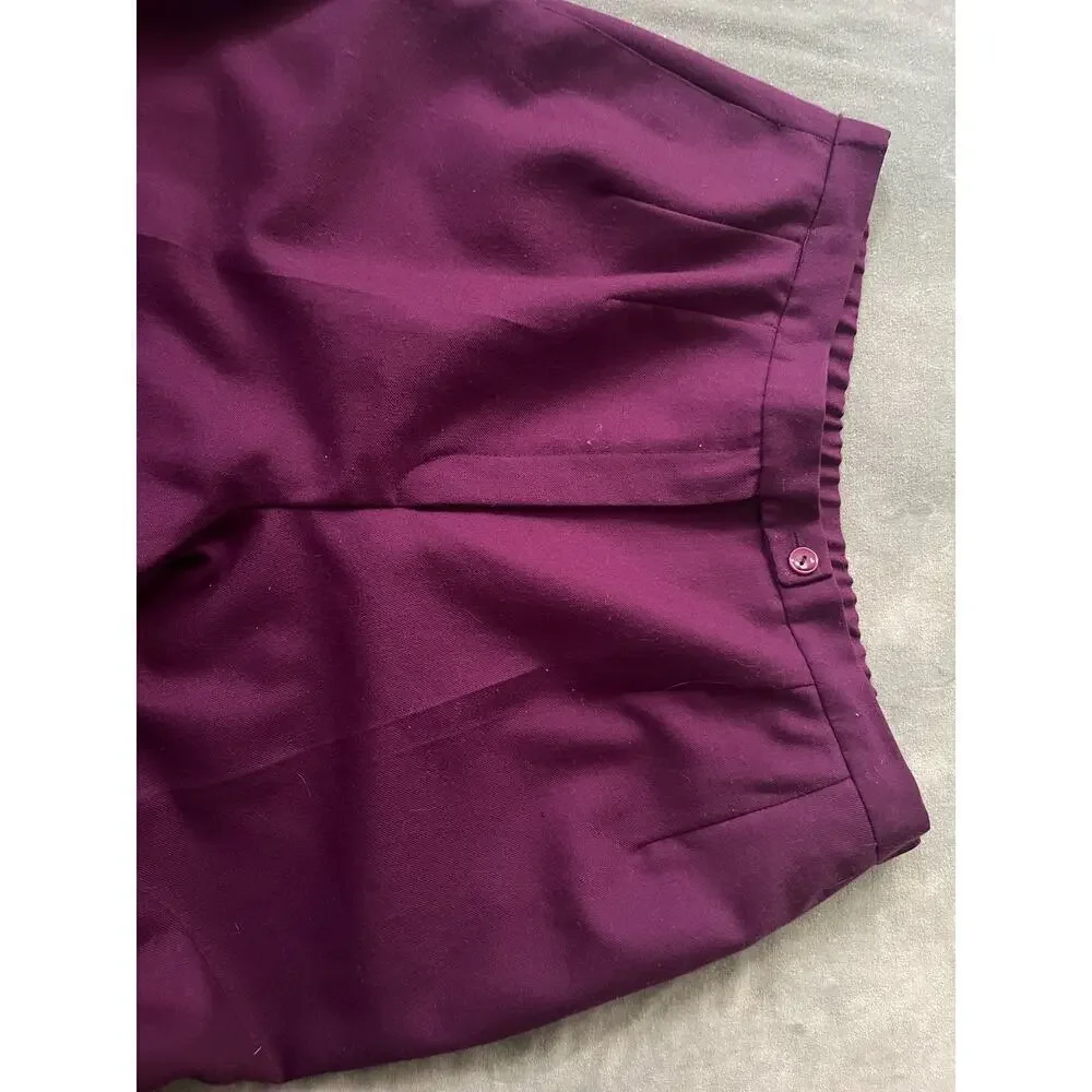 Harve benard size 12 purple wool pants - Picture 4 of 4